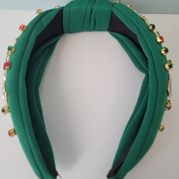 Christmas Headband for women Bejeweled Hairband - Picture 8 of 11